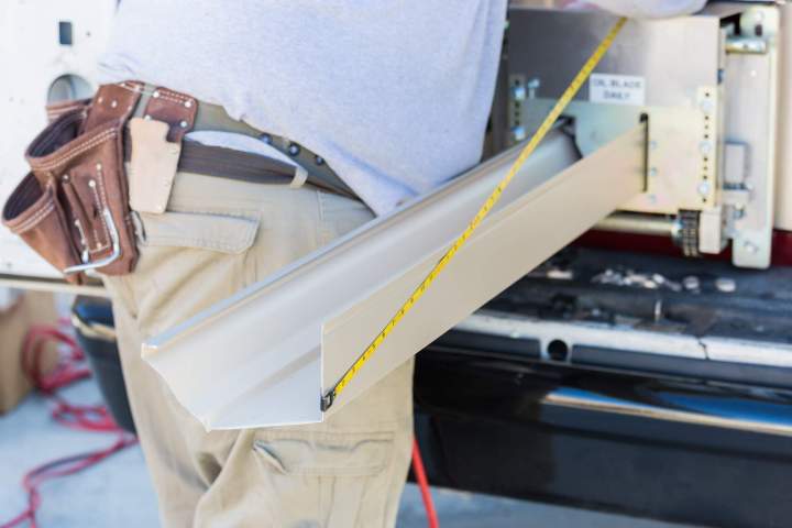 High-Performance Seamless Gutters Protecting Hartford Foundations From Heavy Water Damage.